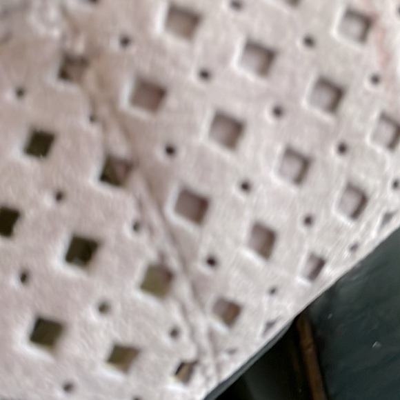 LOGO PeepToe Ankle Bootie Size7 Light Lavender Stacked Heel Casual Chic Bohemian - Picture 6 of 10